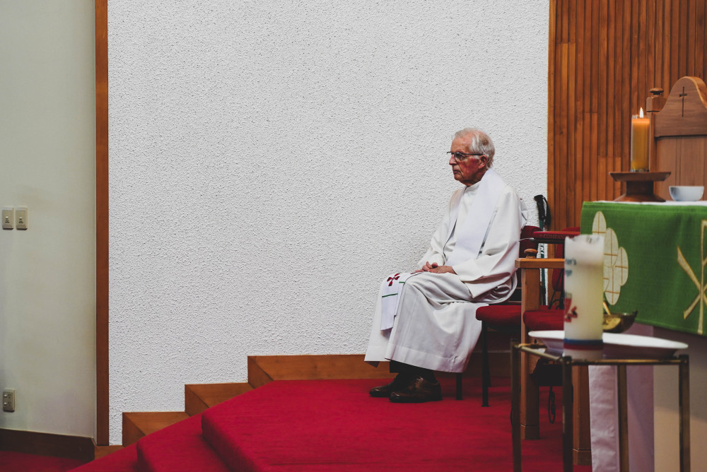 Old Man In Church